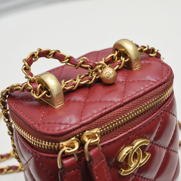 シャネルバッグ素材ディテール